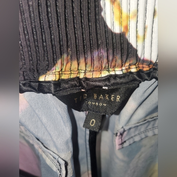 TED BAKER Ameena Floral Jogger Black Size 0 XS - Picture 3 of 5